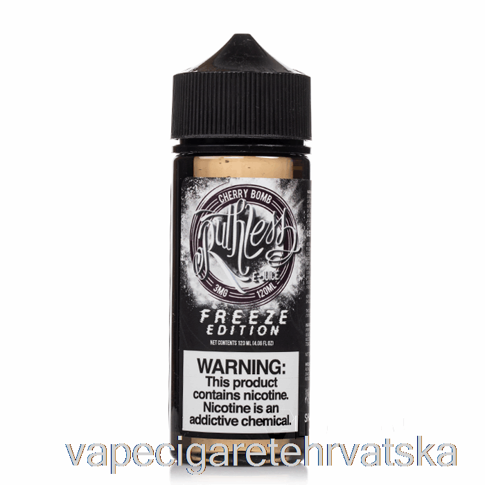 Vape Hrvatska Cherry Bomb - Freeze Edition - Ruthless Vapor - 120ml 0mg